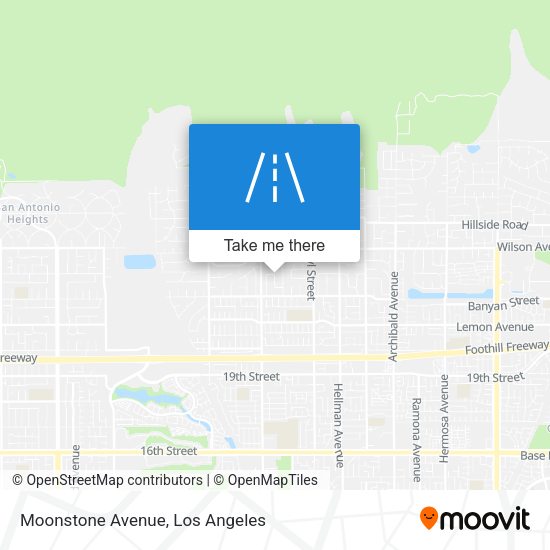 Moonstone Avenue map