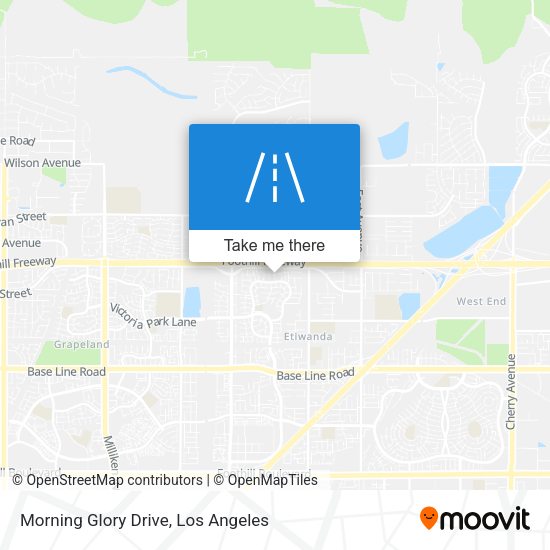 Mapa de Morning Glory Drive