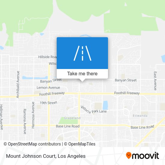 Mapa de Mount Johnson Court
