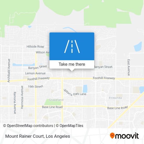Mount Rainer Court map