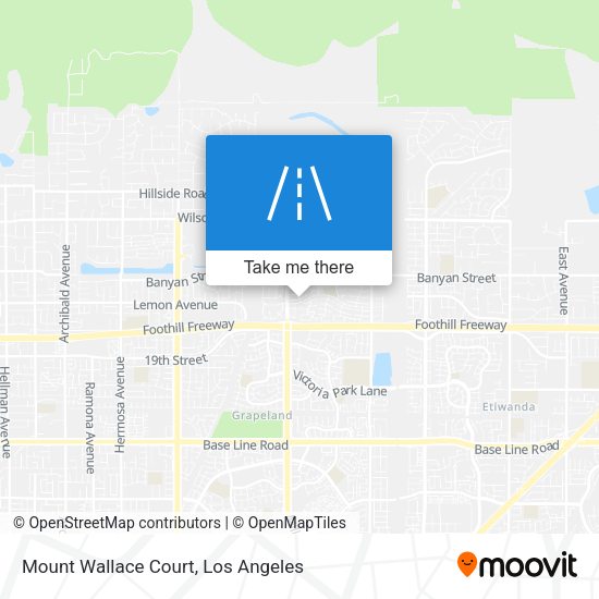 Mount Wallace Court map
