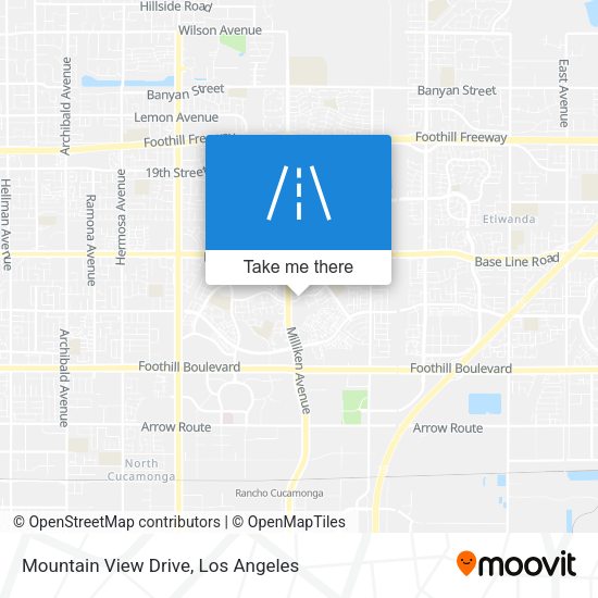 Mountain View Drive map