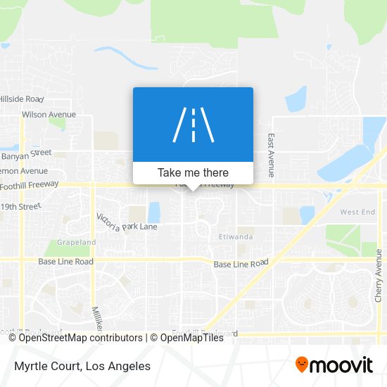 Mapa de Myrtle Court