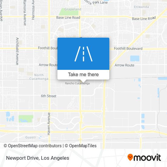 Mapa de Newport Drive