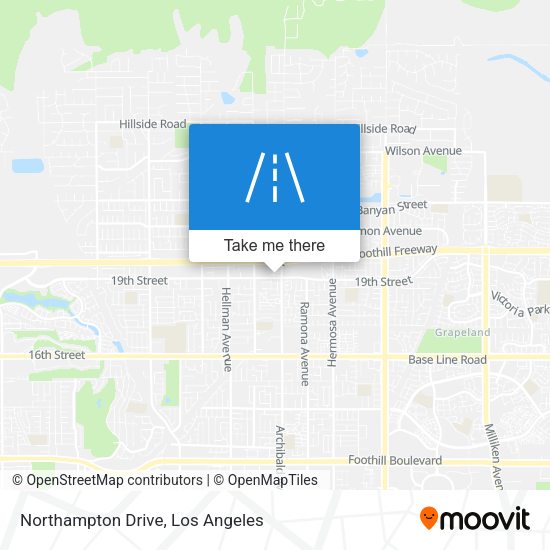 Northampton Drive map