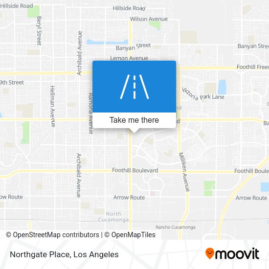 Mapa de Northgate Place