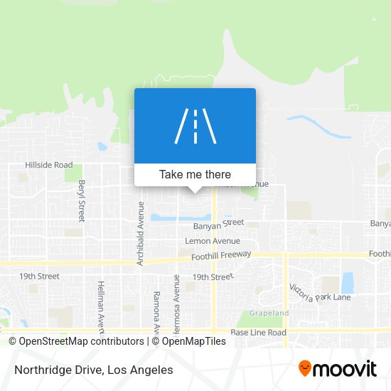Northridge Drive map