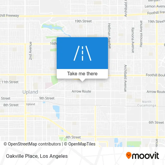 Oakville Place map