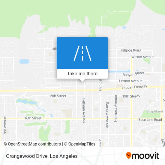Mapa de Orangewood Drive