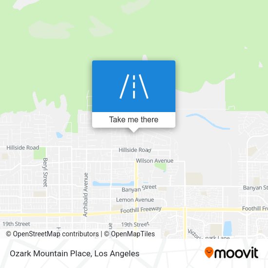 Mapa de Ozark Mountain Place