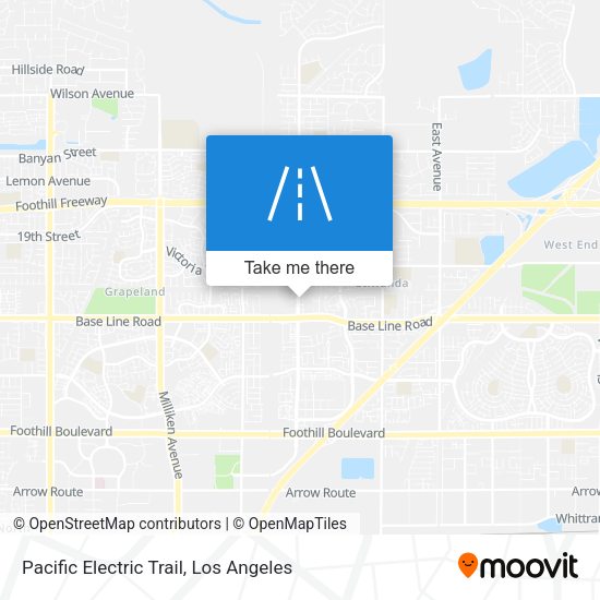 Pacific Electric Trail map