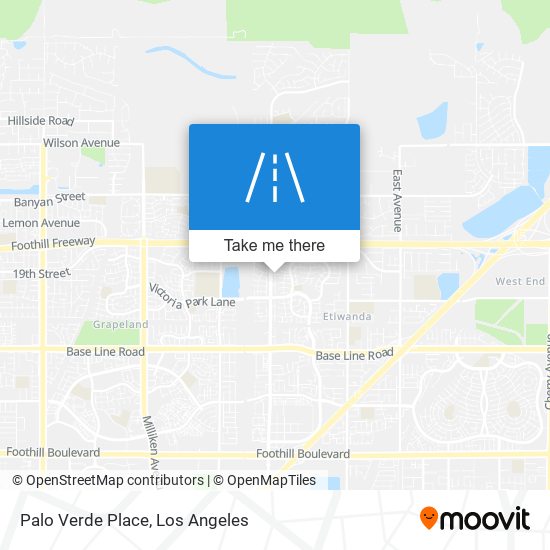 Palo Verde Place map