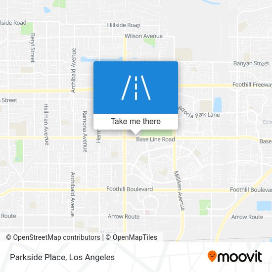 Mapa de Parkside Place