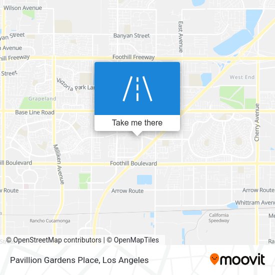Pavillion Gardens Place map