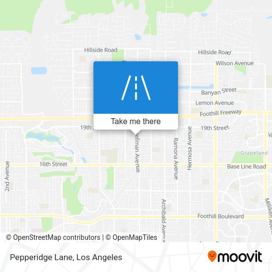 Mapa de Pepperidge Lane