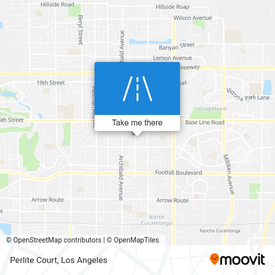 Perlite Court map