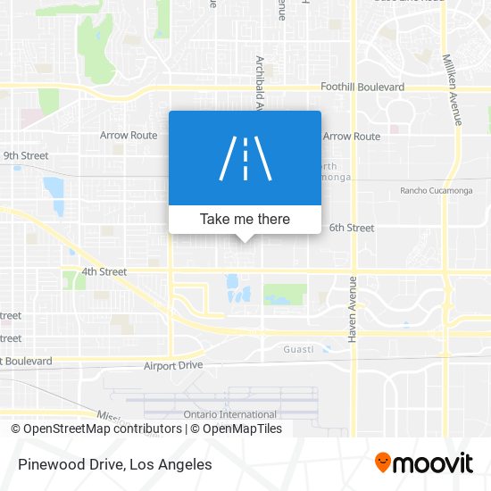 Mapa de Pinewood Drive