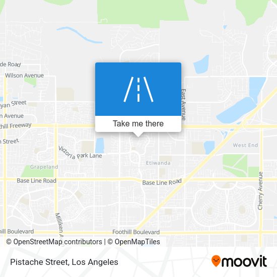 Mapa de Pistache Street