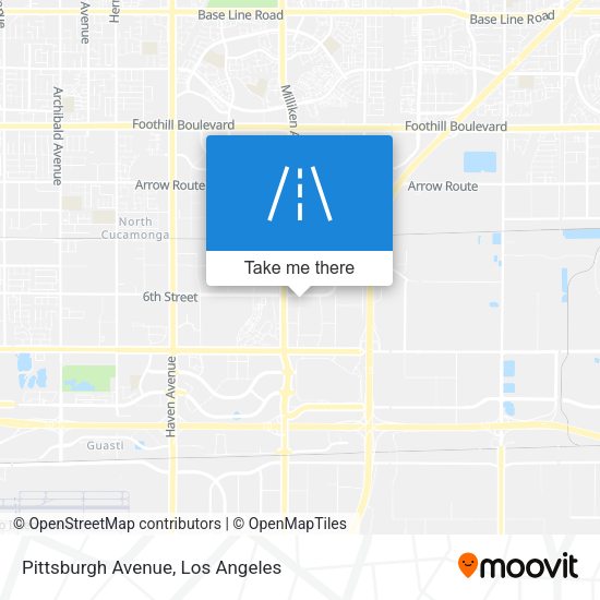 Pittsburgh Avenue map