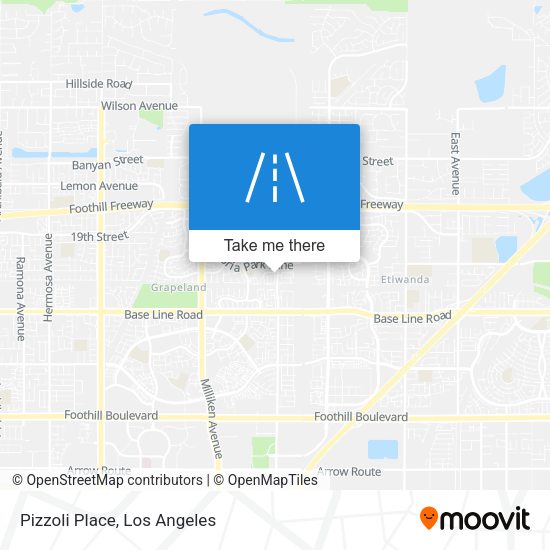 Mapa de Pizzoli Place