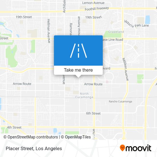 Mapa de Placer Street