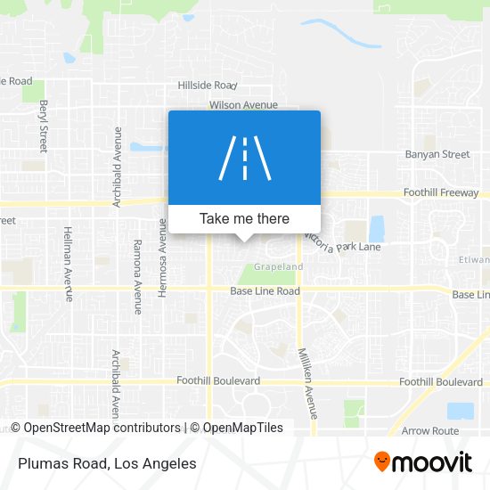 Mapa de Plumas Road