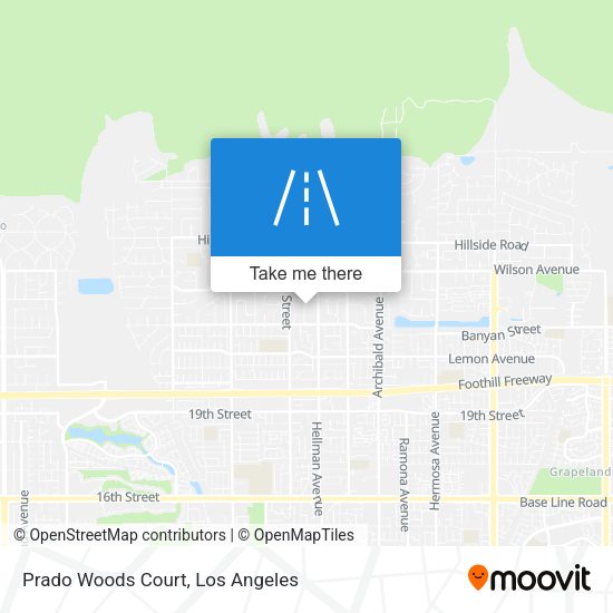 Mapa de Prado Woods Court
