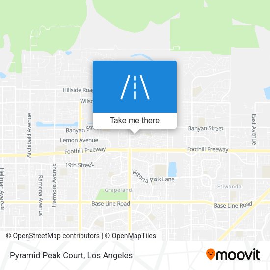 Pyramid Peak Court map