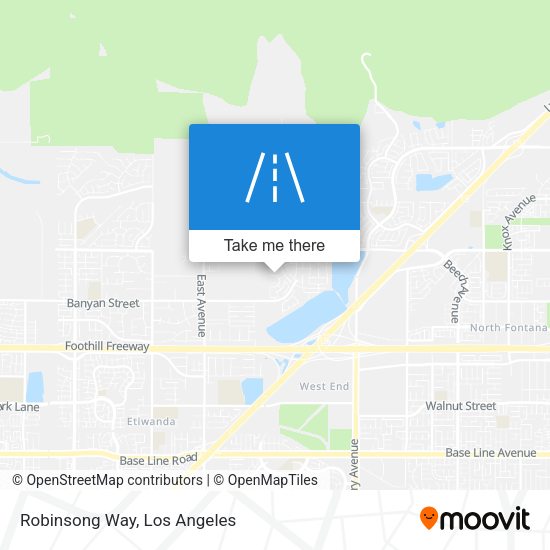 Mapa de Robinsong Way