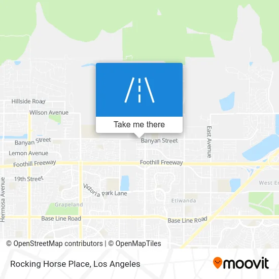 Rocking Horse Place map