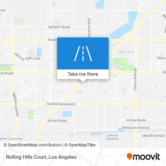 Rolling Hills Court map