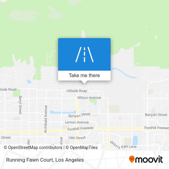 Mapa de Running Fawn Court