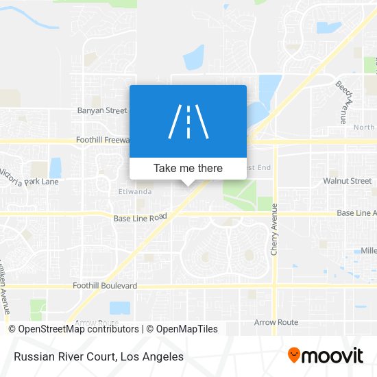 Mapa de Russian River Court