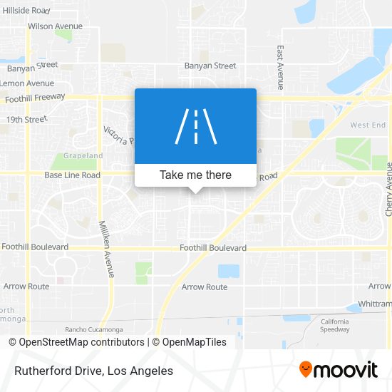 Mapa de Rutherford Drive