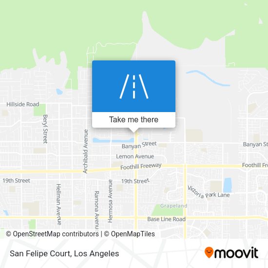 San Felipe Court map