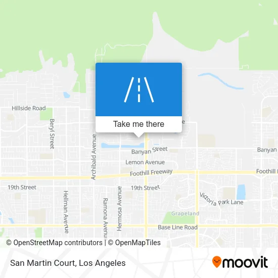 San Martin Court map