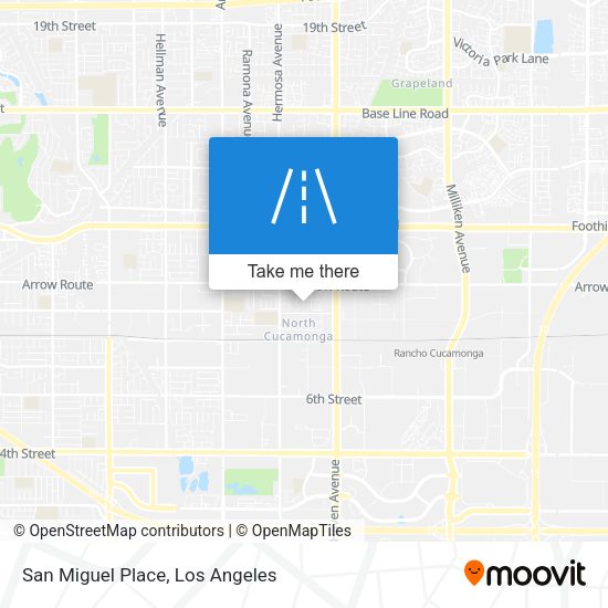 San Miguel Place map