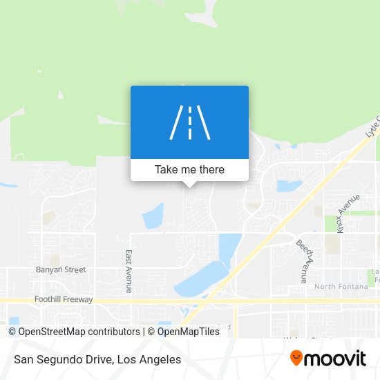 San Segundo Drive map