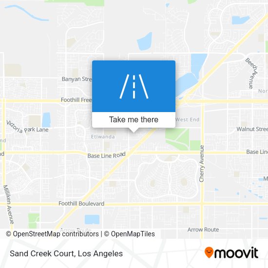Sand Creek Court map