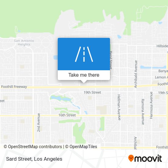 Mapa de Sard Street