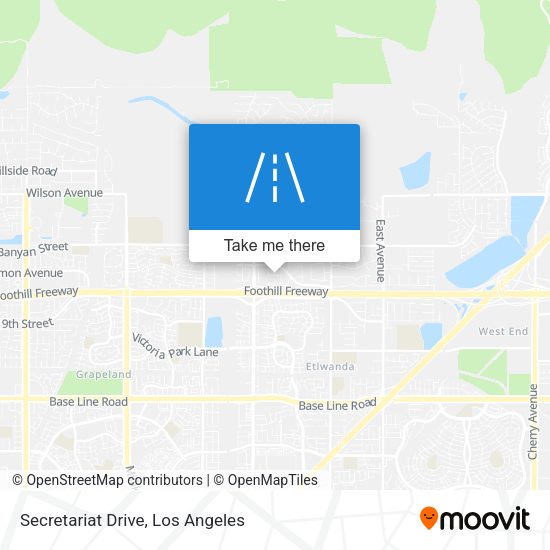Secretariat Drive map