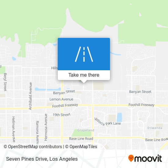 Seven Pines Drive map