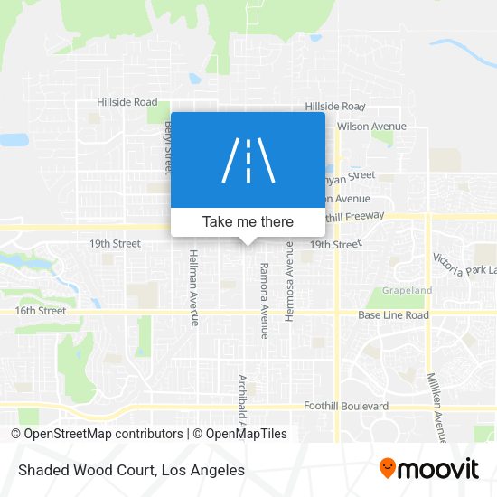 Shaded Wood Court map