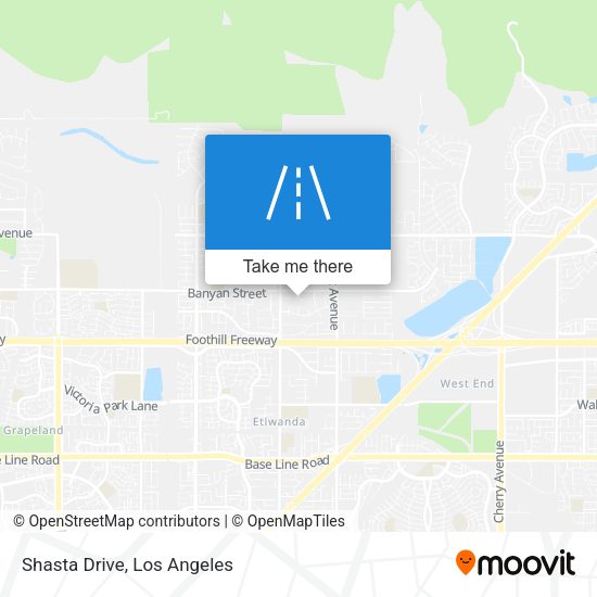 Mapa de Shasta Drive