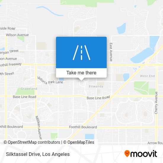 Silktassel Drive map