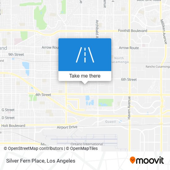 Mapa de Silver Fern Place