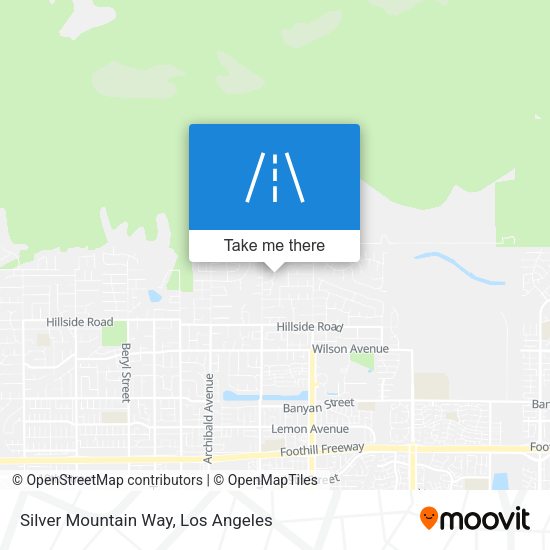 Silver Mountain Way map