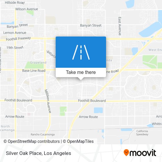 Silver Oak Place map