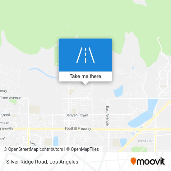 Mapa de Silver Ridge Road