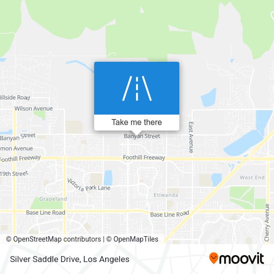 Silver Saddle Drive map